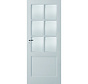 Skantrae binnendeur E 020  facet blank glas
