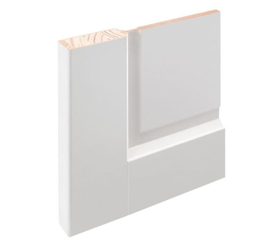 Skantrae binnendeur E 020  facet blank glas