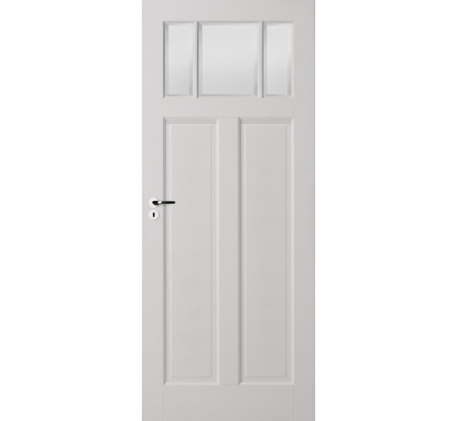 Skantrae binnendeur E 031 facet blank glas