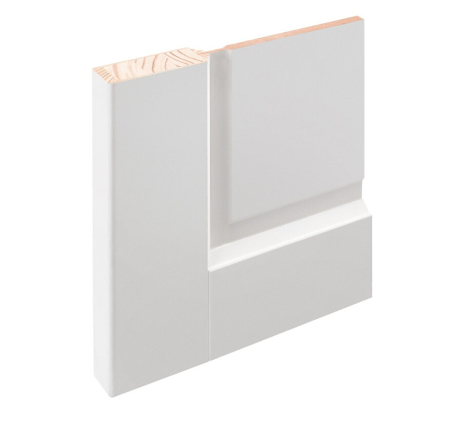Skantrae binnendeur E 031 facet blank glas
