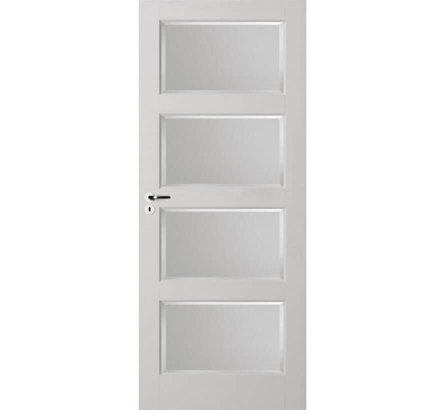 Skantrae binnendeur E 035 facet satinato glas
