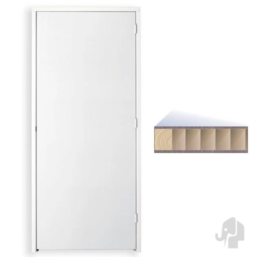 Austria deur kozijn combi 56x90 cm wanddikte 7cm