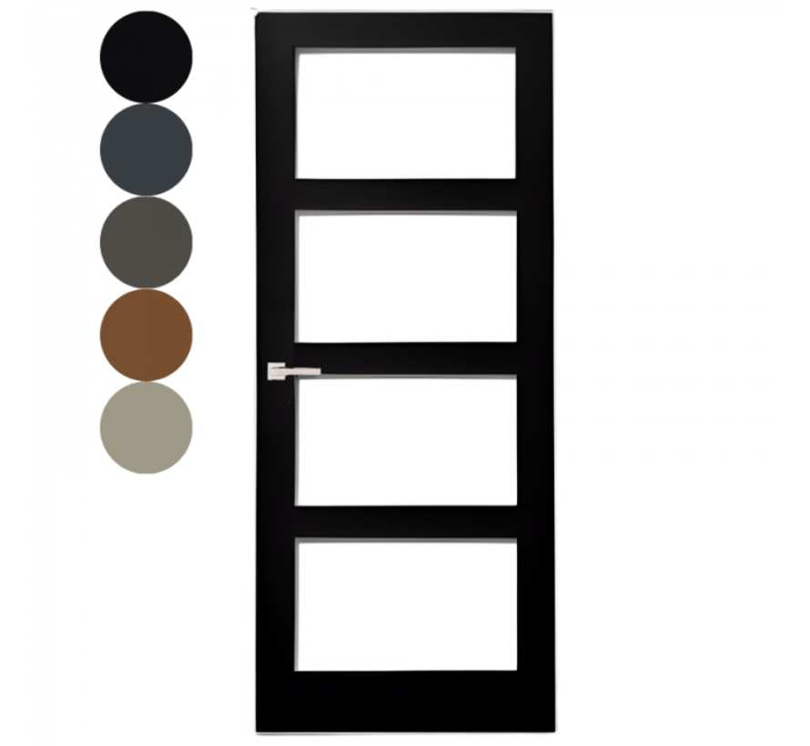 Austria binnendeur Perpignan zwart 93x211,5