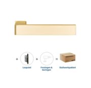 Skantrae  Skantrae Slimseriepakket loopslot 813 mat messing