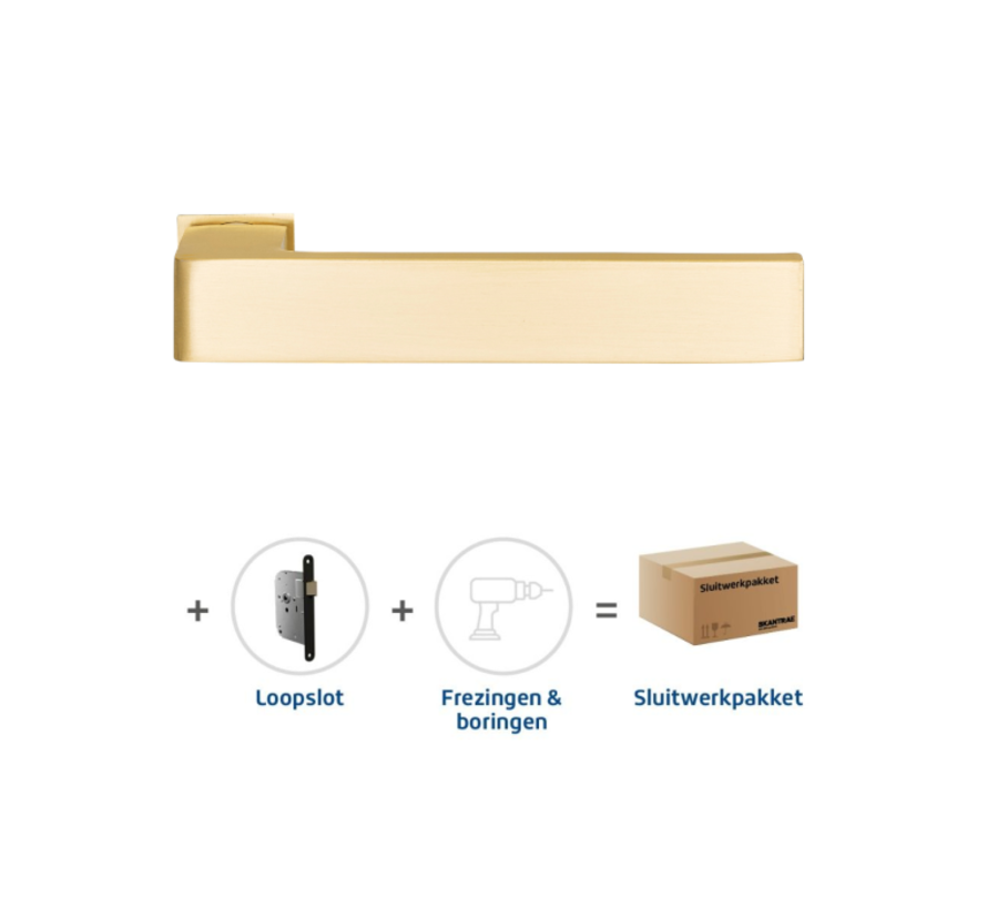 Skantrae Slimseriepakket loopslot 813 mat messing