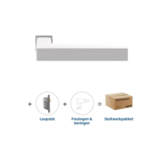 Skantrae  Skantrae Slimseriepakket loopslot 814 Squared 20 minimal wit