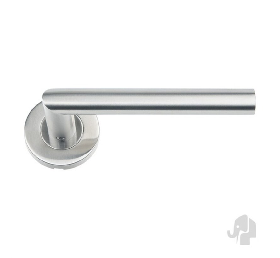 Best Buy deurklink 204R - Mat RVS- rond
