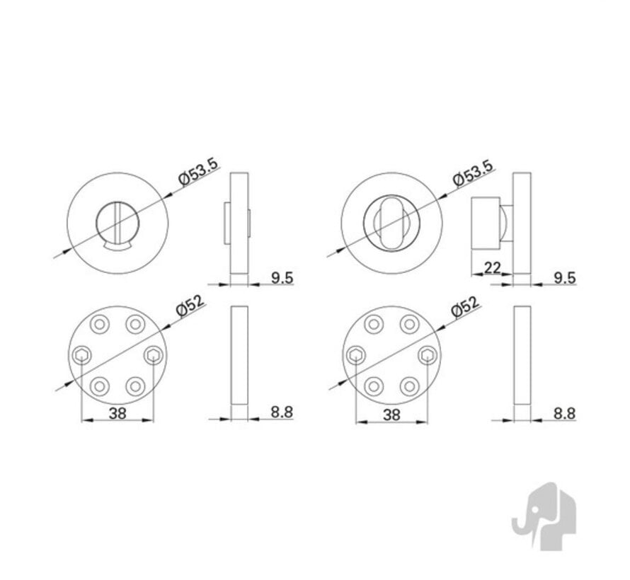 Best Buy Toiletset - Zwart