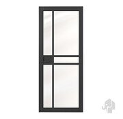 Austria Austria binnendeur Nero Legno Imola 88x231,5  Blank Glas