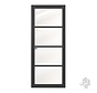 Austria binnendeur Nero Legno Chiari 83x201,5 Blank glas