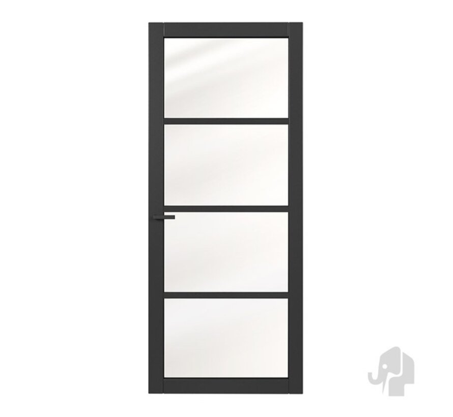 Austria binnendeur Nero Legno Chiari 83x201,5 Blank glas