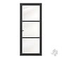 Austria binnendeur Nero Legno Genova 93x231,5 Blank Glas