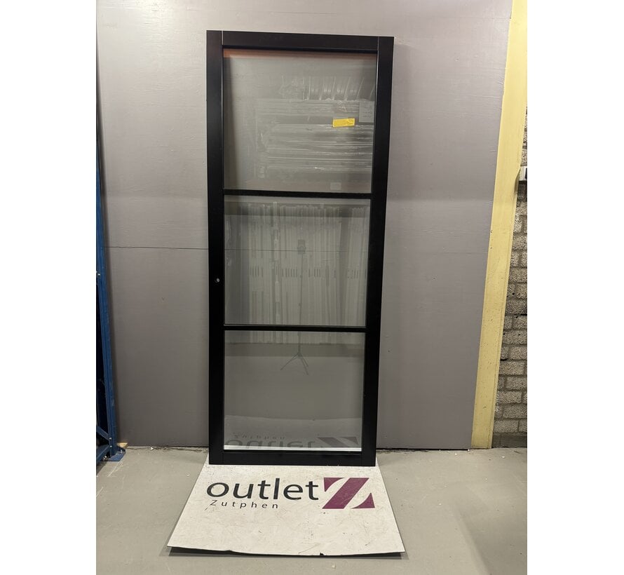 Austria binnendeur Nero Legno Genova 93x231,5 Blank Glas
