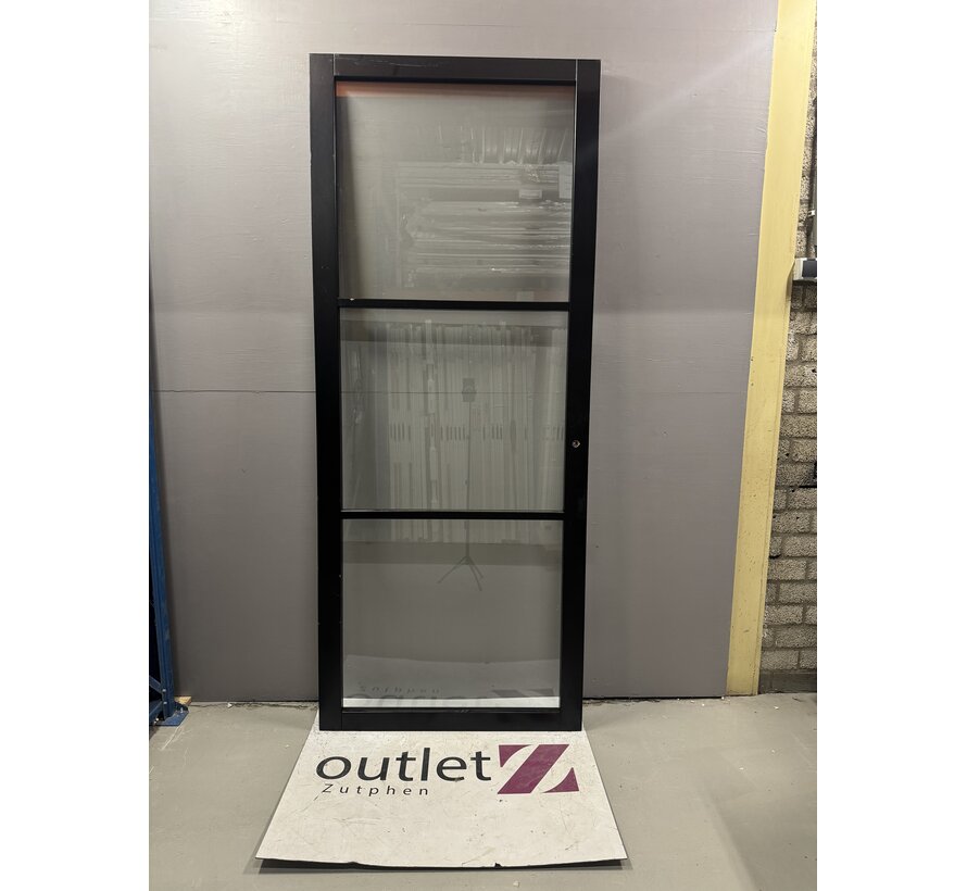 Austria binnendeur Nero Legno Genova 93x231,5 Blank Glas