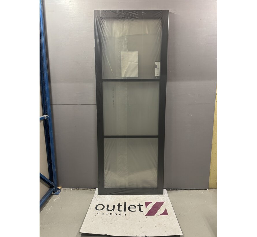 Austria binnendeur Nero Legno Genova 88x231,5 Blank Glas