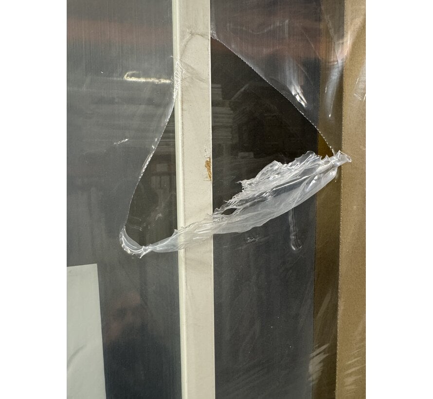 Austria binnendeur Nero Legno Asti White 93x257,5 Blank glas