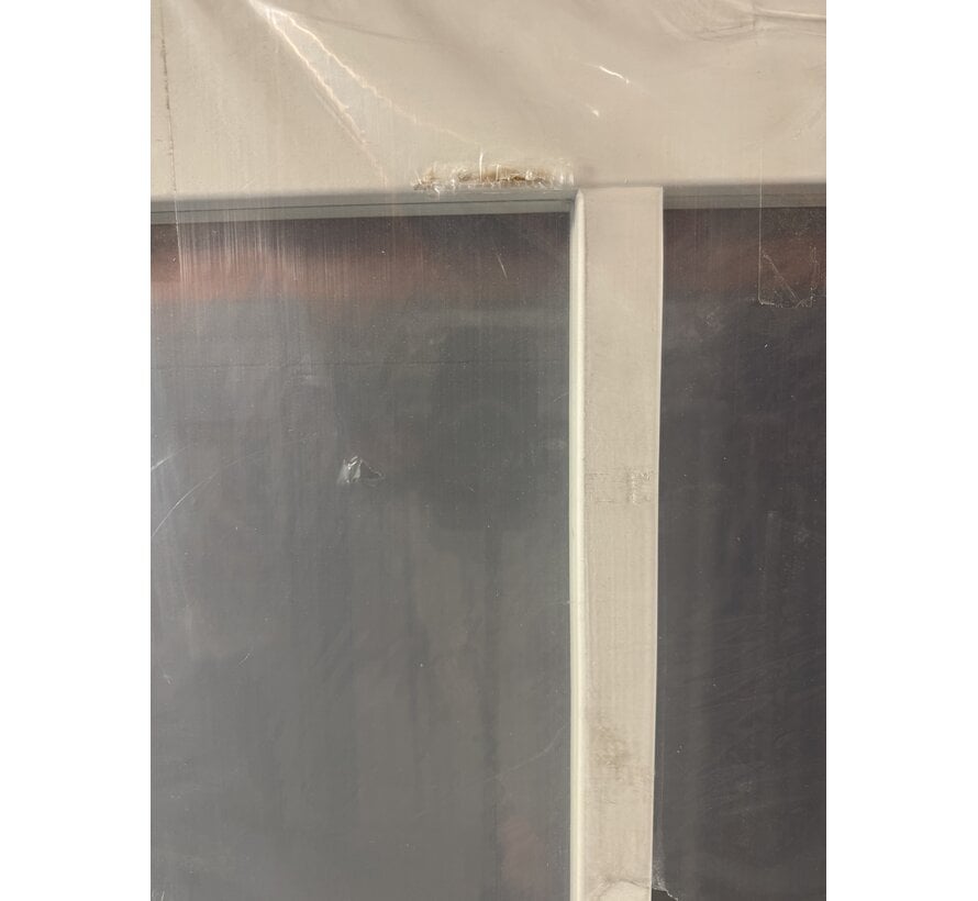 Austria binnendeur Nero Legno Asti White 93x257,5 Blank glas