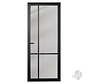 Austria binnendeur Nero Legno Asti 83x201,5 Rookglas