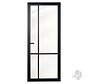 Austria binnendeur Nero Legno Asti 88x211,5 Blank Glas