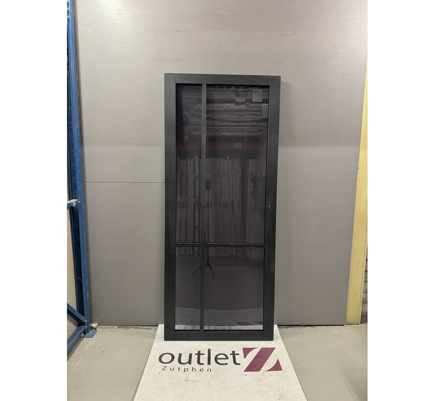 Austria binnendeur Nero Legno Asti 83x201,5 Rookglas