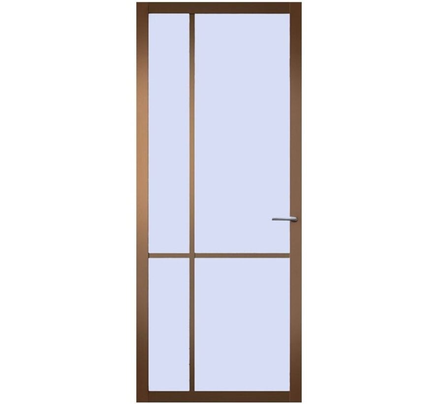 Skantrae binnendeur SSL 4007 BRONS 93x211,5 Mat glas