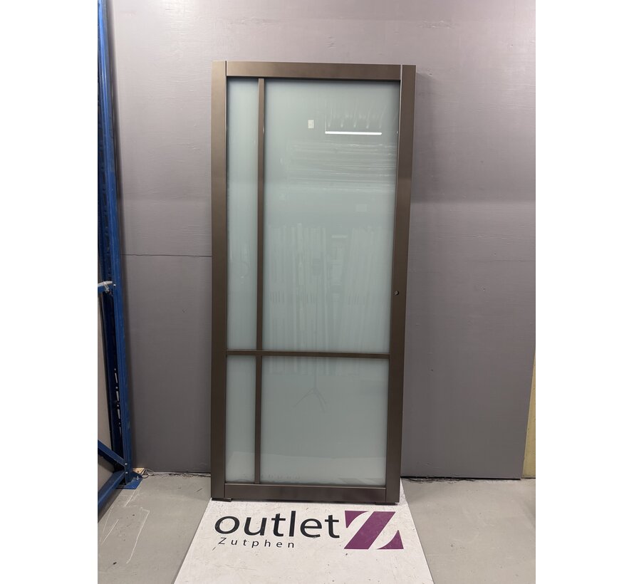 Skantrae binnendeur SSL 4007 BRONS 93x211,5 Mat glas