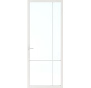 Skantrae  Skantrae binnendeur SSL 14607 Blank Glas 93x211,5 Stomp Rechts (Afgelakt)