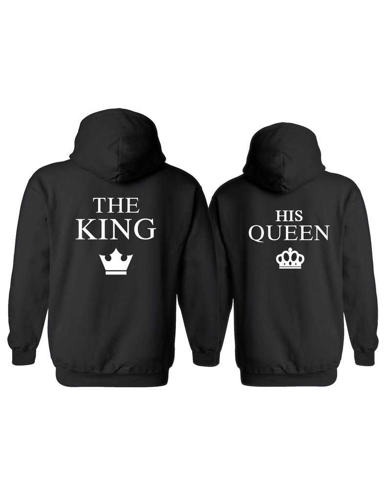 the king his queen hoodies