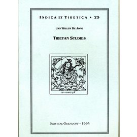 Indica et Tibetica Verlag Tibetan Studies , Jan Wilhelm De Jong