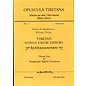 Opuscula Tibetana Tibetan Songs from Dingri, by Natalia Bolsokhoyeva, and Kalsang Tsering