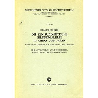 Franz Steiner Verlag Die Zen-Buddhistische Bildnismalerei in China und Japan, von Helmut Brinker