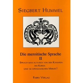 Fabri Verlag Die meroitische Sprache 2,   von Siegbert Hummel