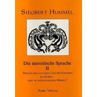 Fabri Verlag Die meroitische Sprache 2,   von Siegbert Hummel