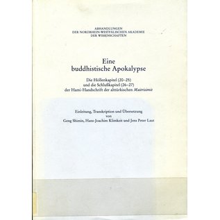 Westdeutscher Verlag Opladen Eine Buddhistische Apokalypse, von Geng Shimin, Hans-Joachim Klimkeit und Jens Peter Laut