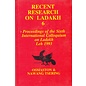 Motilal Banarsidas Publishers Recent Research on Ladakh 6: Proceedings of the sith international Colloquium on Ladakh Leh 1993, by Henry Osmason and Nawang Tsering