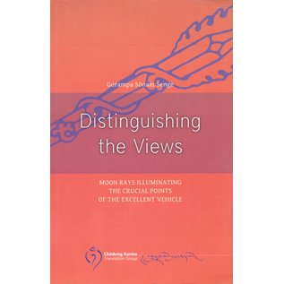 Vajra Publications Distinguishing the Views: Moon Rays illuminating the crucial points of the Excellent Vehicle, by  Gorampa Sönam Senge