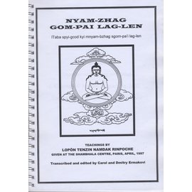 nyam-zhag gom-pai lag-len, by Lopön Tenzin Namdak