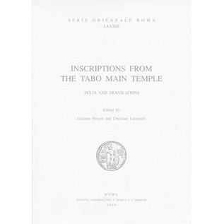 Istituto Italiano per il Medio ed Estremo Oriente Inscriptions from the Tabo Main Temple, by Luciano Petech and Christian Luczanits