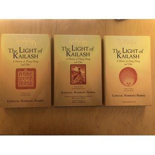 Shang Shung Publications Light of Kailash, A History of Zhang Zhung and Tibet, 3 Volumes, by Chögyal Namkhai Norbu, Donatella Rossi