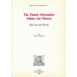 Kern Insitute, Leiden The Dutch Orientalist Johan van Manen, by Peter Richardus