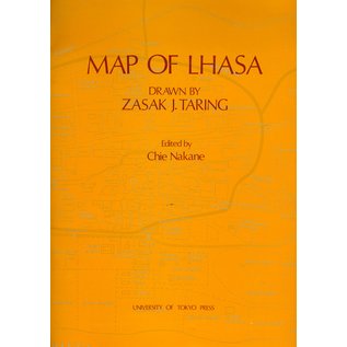University of Tokyo Map of Lhasa, drawn by Zasak J. Taring, ed. by Chie Nakane