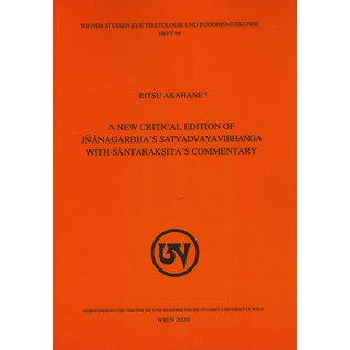 WSTB A New Critical Edition of Jnanagarbha's Satyadvayavibhanga with Santaraksita's Comm.