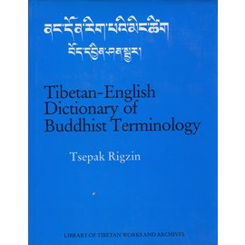 LTWA Tibetan English Dictionary of Buddhist Terminology, by Tsepak Rigzin