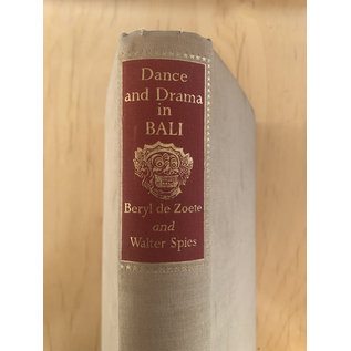 Faber and Faber London Dance and Drama in Bali, by Beryl de Zoete, Walter Spies