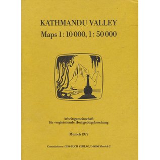 Arbeitsgemeinschaft für vergleichende Hochgebirgsforschung Kathmandu Valley Maps, 1:10000, 1:50000