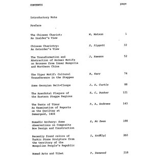 School of Oriental and African Studies SOAS Arts of the Eurasian Steppelands, by Philip Denwood