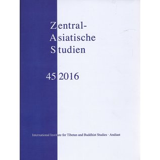 ZAS, Andiast Tibet after Empire (in:ZAS 45/2016), by C. Cüppers, Rob Mayer, Michael Walter (eds)