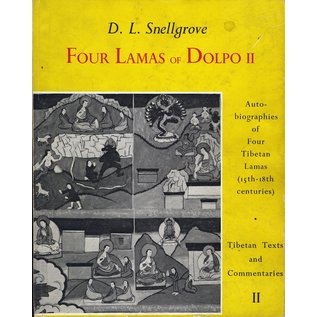 Bruno Cassirer Oxford Four Lamas of Dolpo II, Tibetan Text and Commentaries, by D.L. Snellgrove