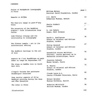 School of Oriental and African Studies SOAS Mahayanist Art after A.D. 900, A Colloquy held 28 June to 1 July 1971