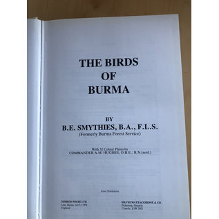 Nimrod Press, Hampshire The Birds of Burma, by B.E. Smythies